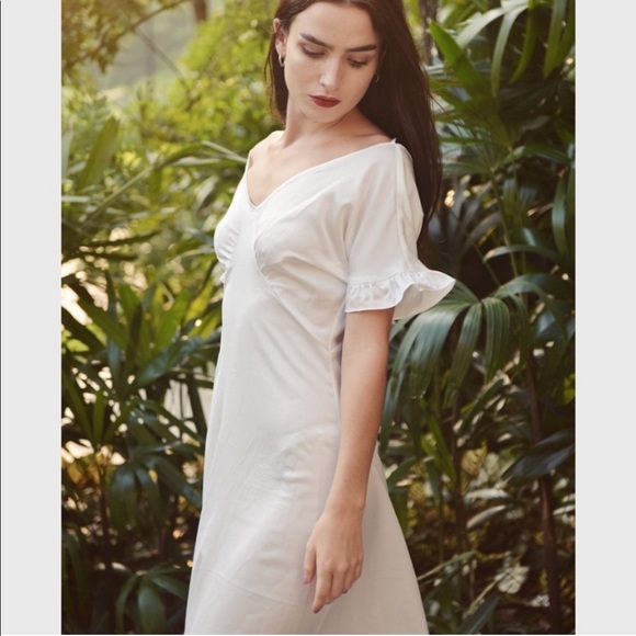 Leila Silk Handmade Silk Blend Dress - Picture 7 of 10